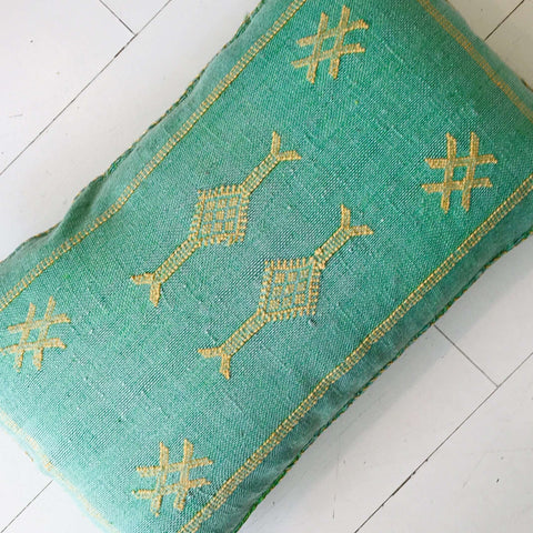 Cactus Silk Cushion (Shamrock) - Mashi Moosh
