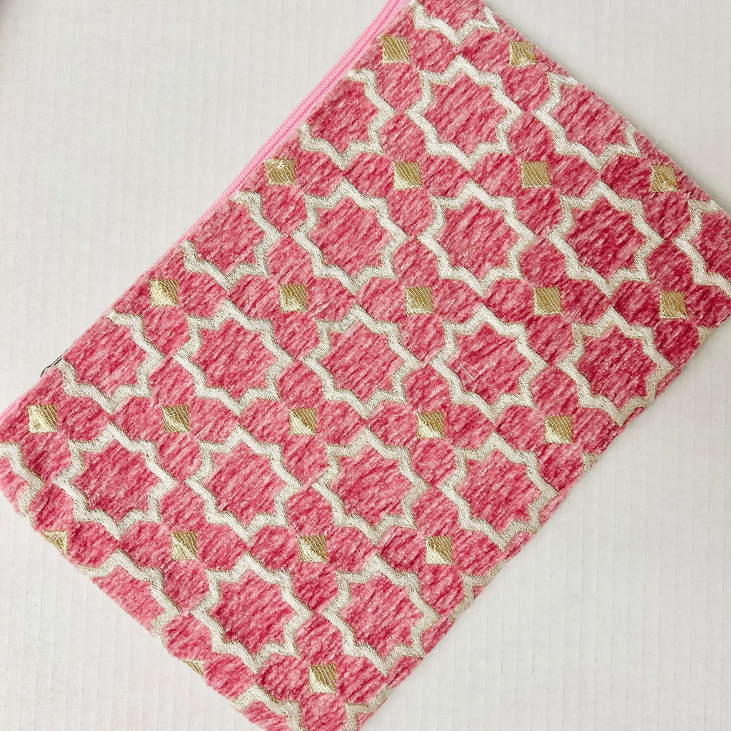 Chenille Clutch - Large (6 Colours) - Mashi Moosh