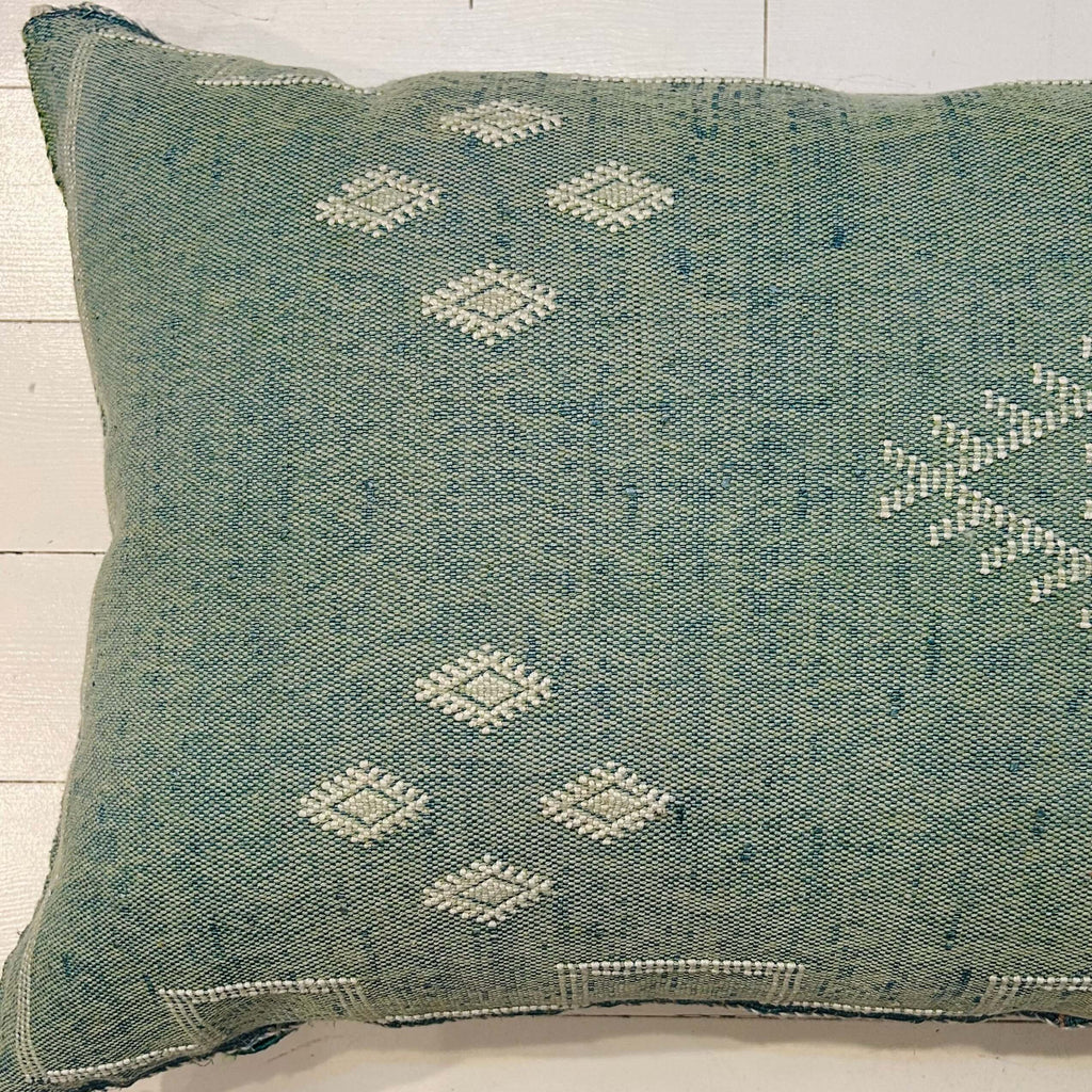 Cactus Silk Cushion (Sea Foam) - Mashi Moosh