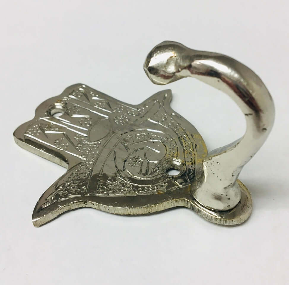 Hamsa Hook - Medium (Nickel Silver) - Mashi Moosh