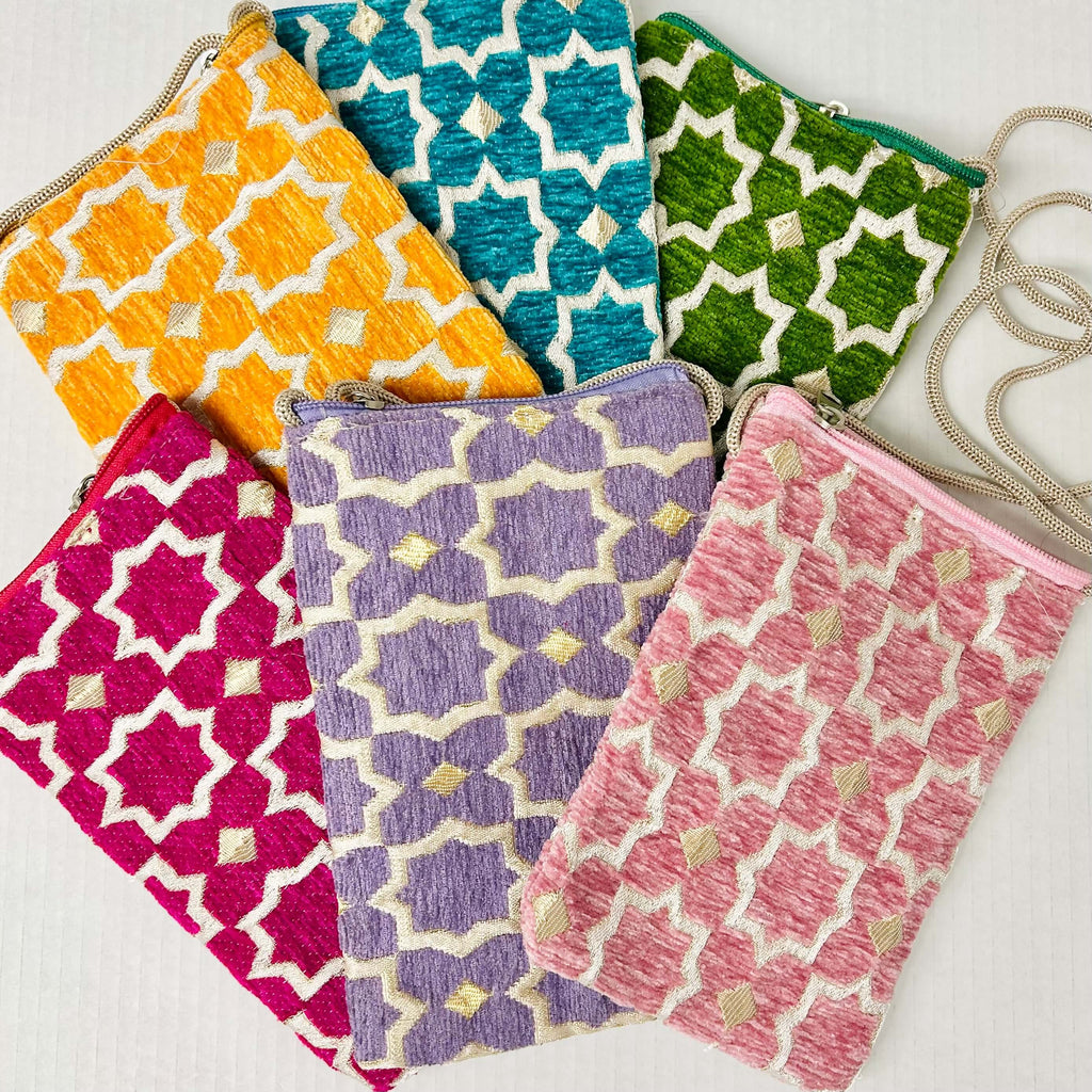 Chenille Phone Purse - (6 Colours) - Mashi Moosh