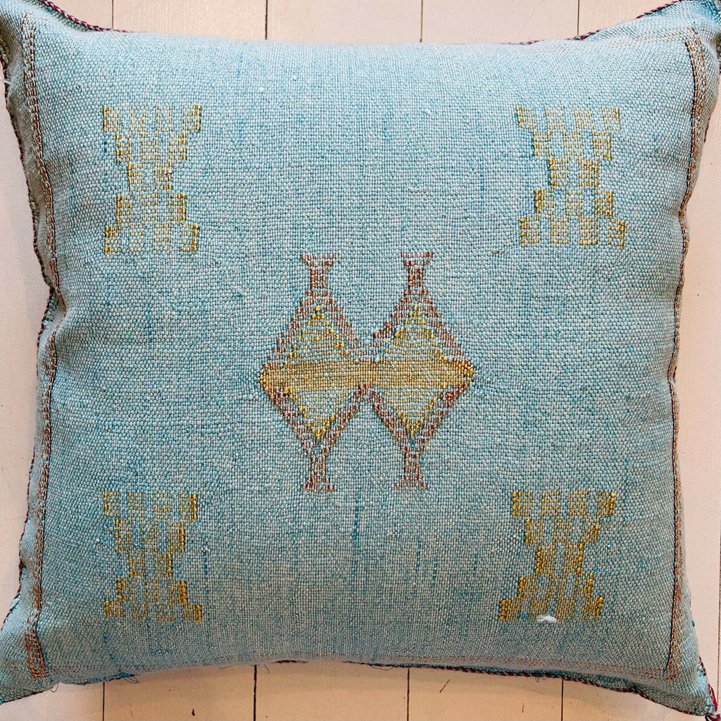 Cactus Silk Cushion (Summer Sky) - Mashi Moosh