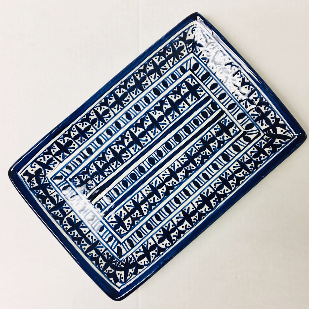 Fassi Rectangle Serving Dish - Blue #1, 2, 3 - Mashi Moosh