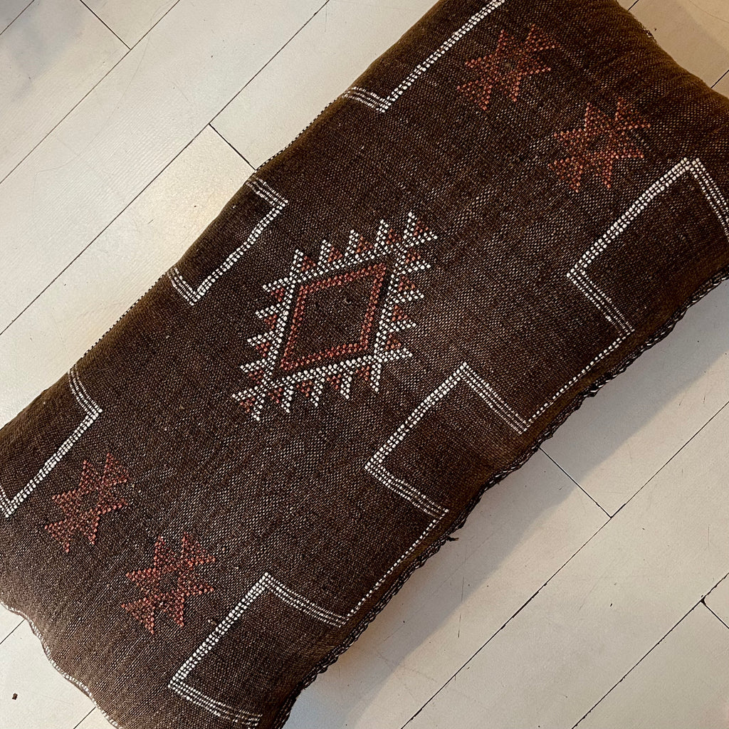 Cactus Silk Cushion (Bark)