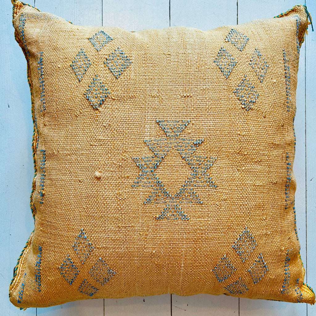 Cactus Silk Cushion (Goldenrod) - Mashi Moosh