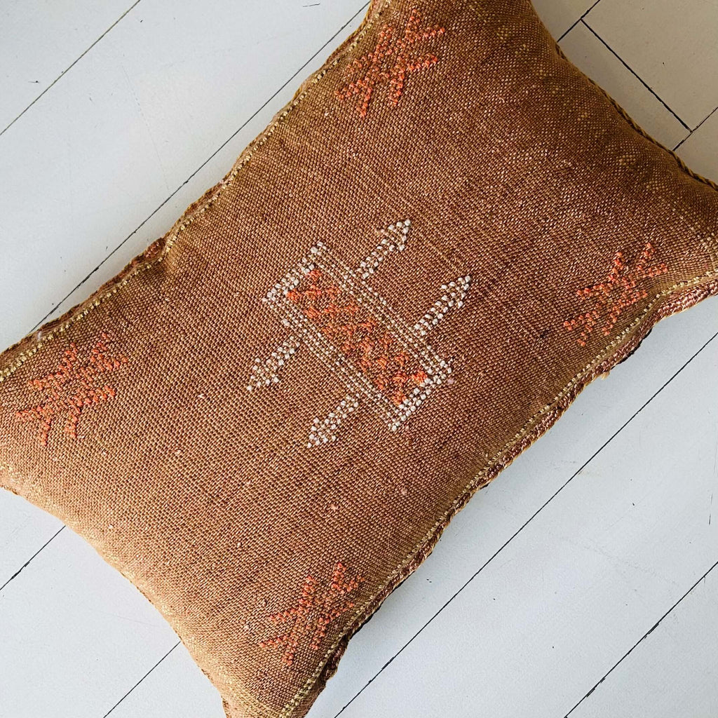 Cactus Silk Cushion (Cinnamon) - Mashi Moosh