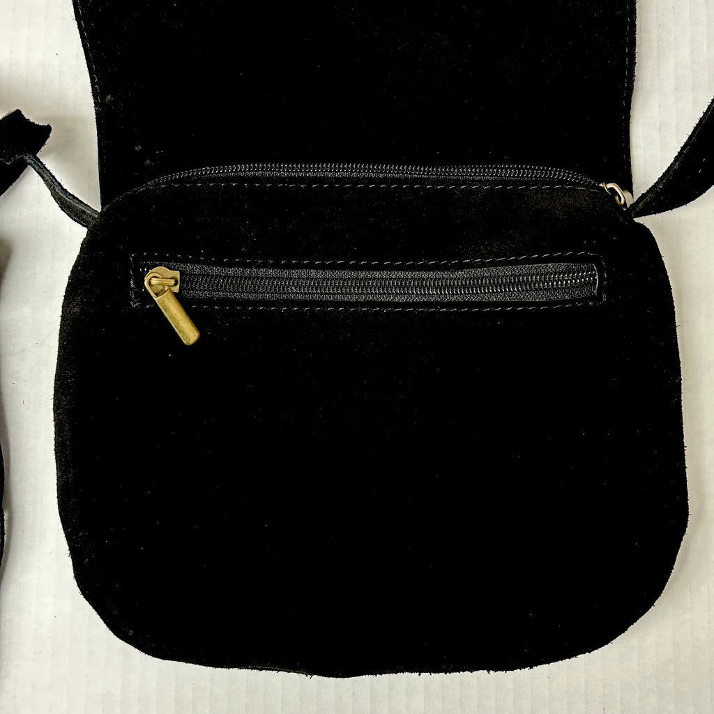 Suede Crossbody Bag
