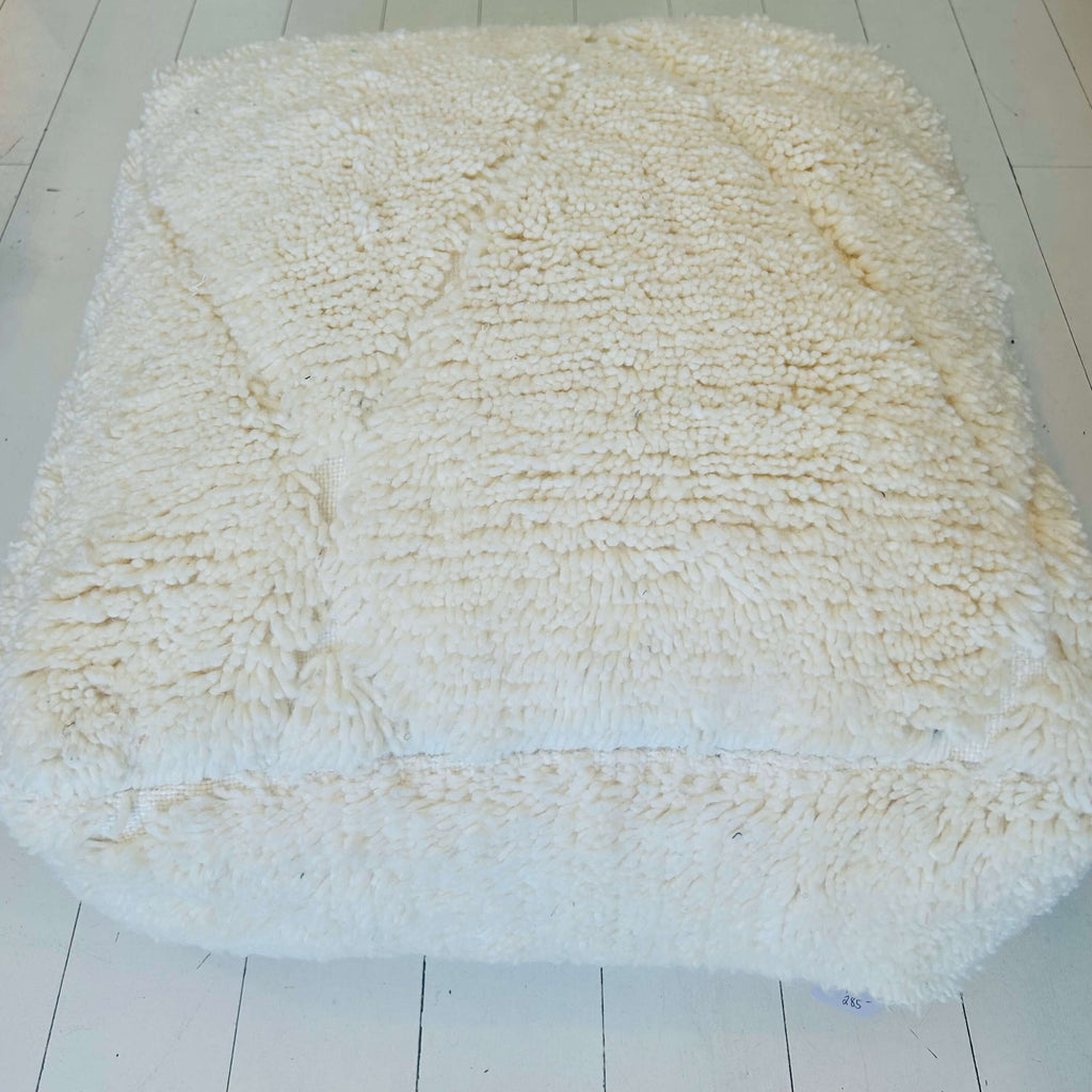 Beni Ourain Floor Cushion/Pouffe (IV) - Mashi Moosh