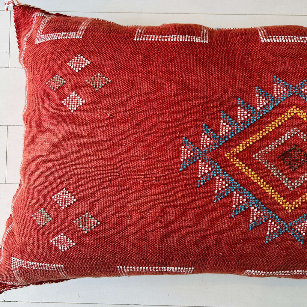 Cactus Silk Cushion (Cayenne) - Mashi Moosh