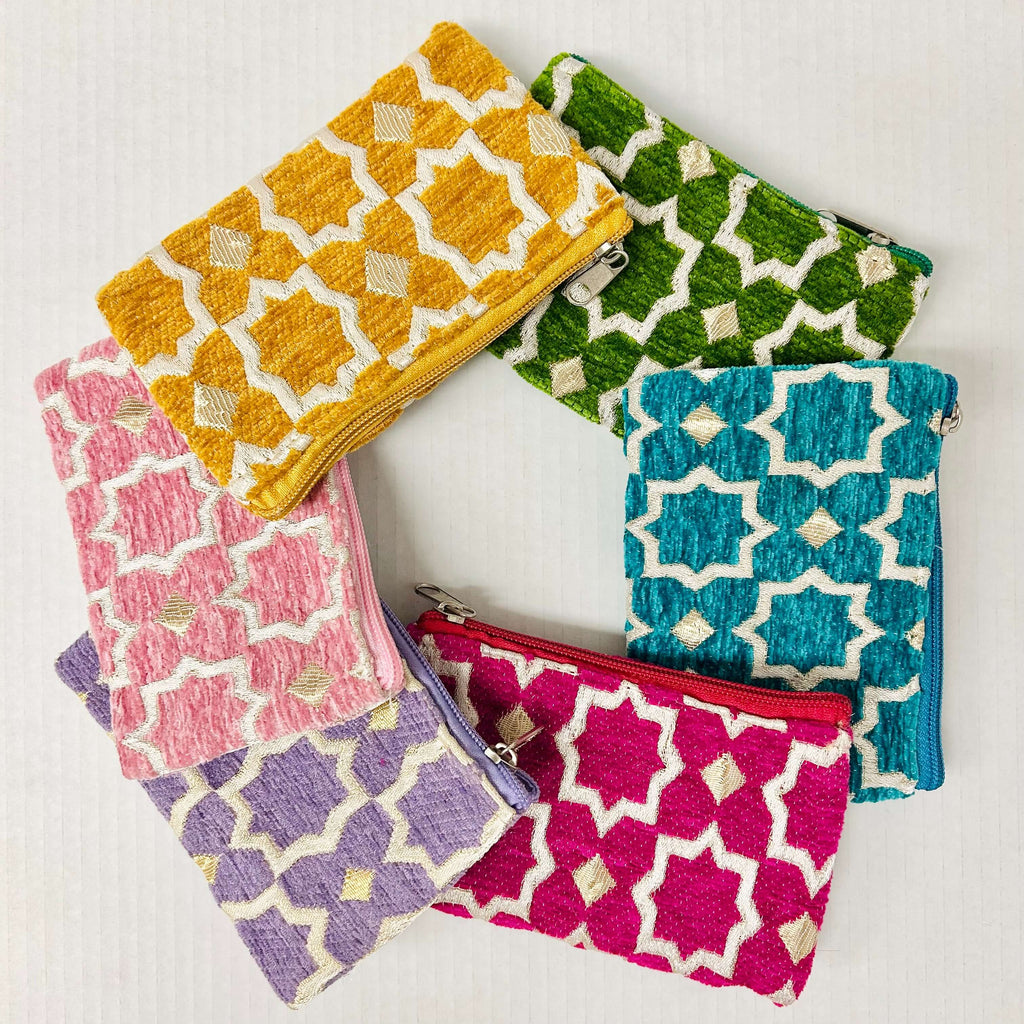 Chenille Coin Purse (6 Colours) - Mashi Moosh