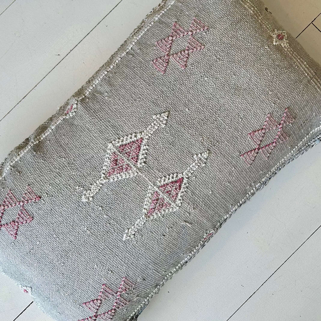 Cactus Silk Cushion (Morningdove) - Mashi Moosh