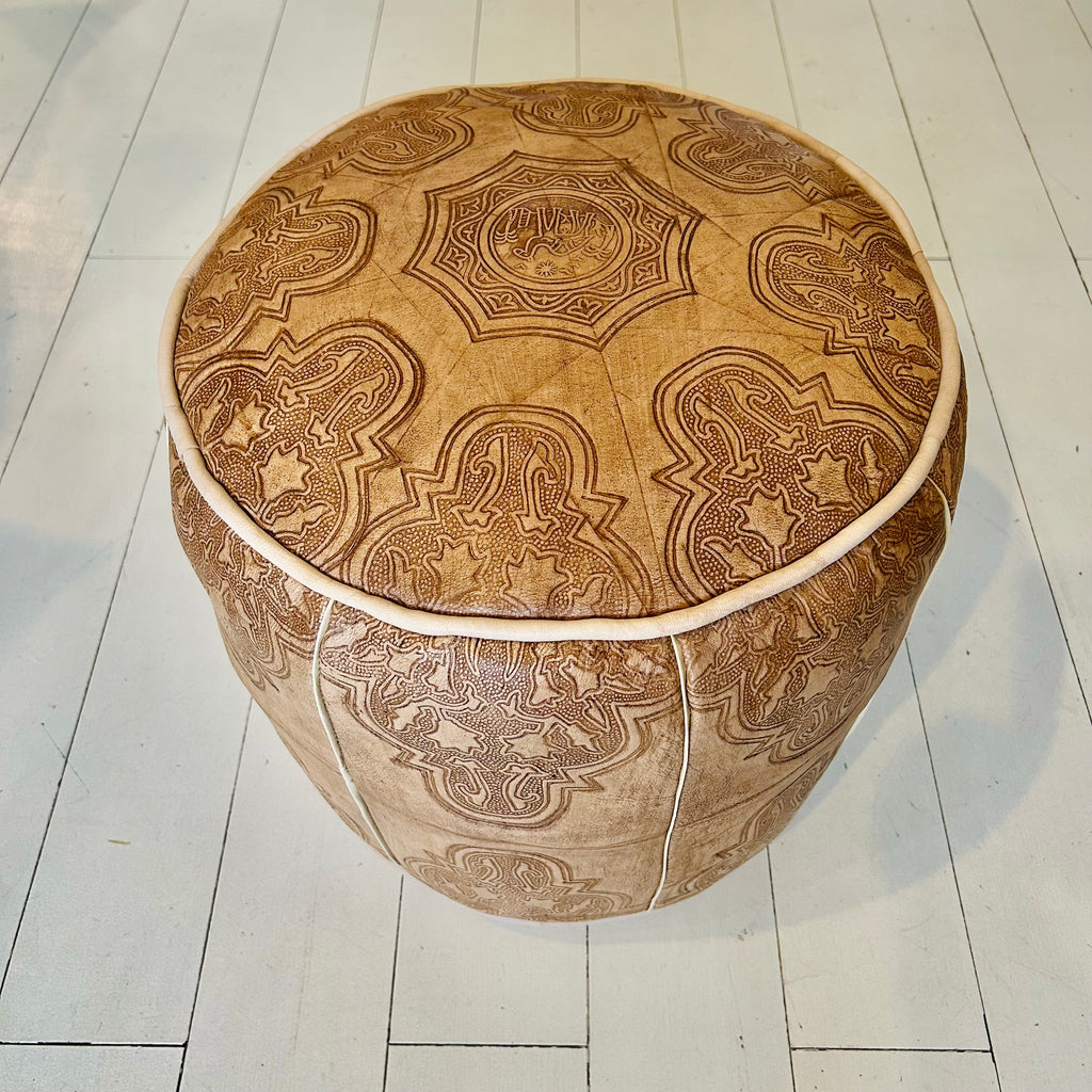 Embossed Pouffe - Mashi Moosh