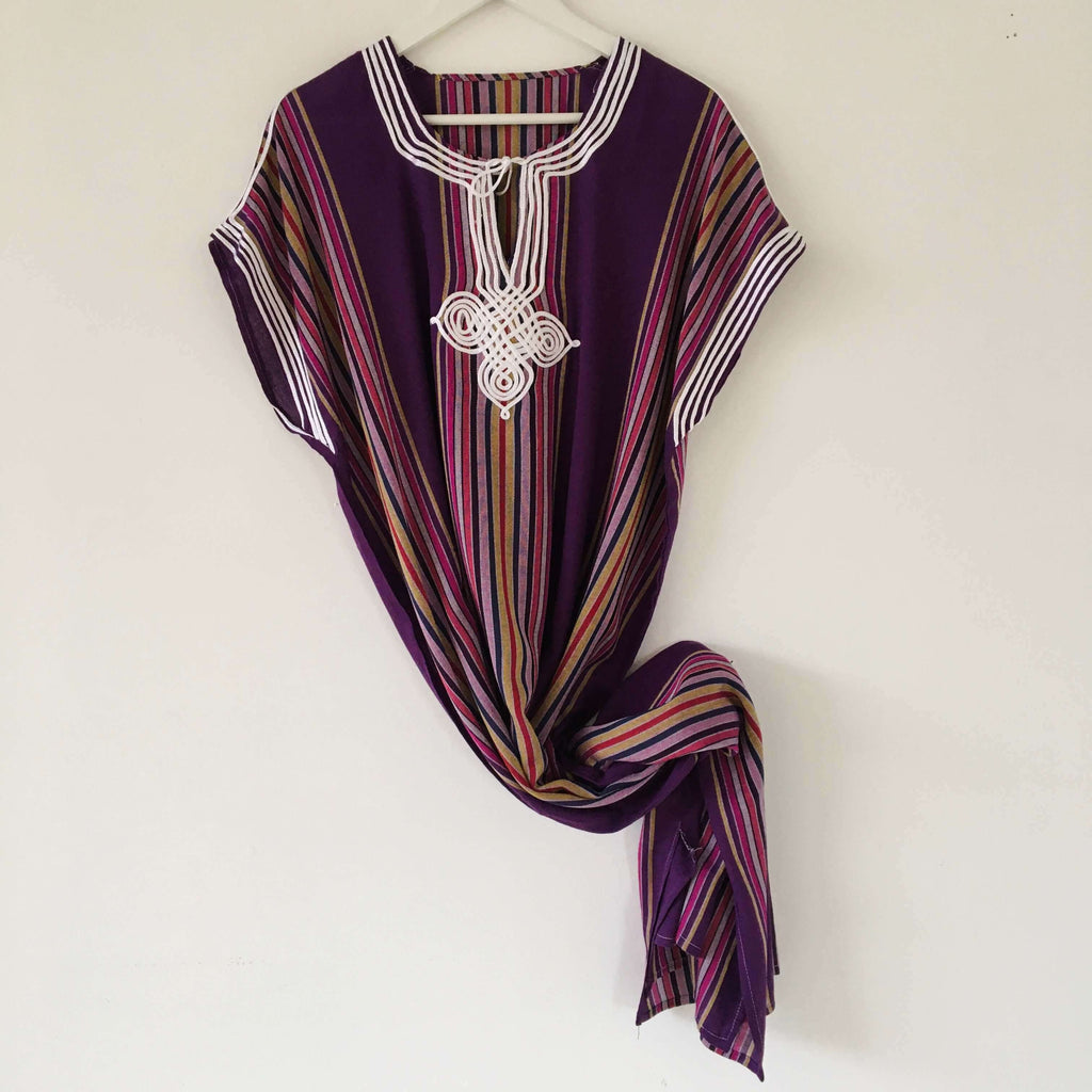 Kaftan - Striped (Amethyst) - Mashi Moosh