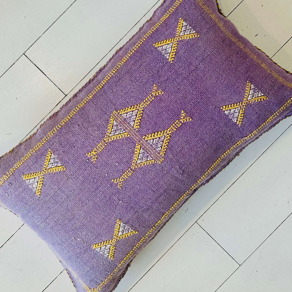 Cactus Silk Cushion (Lavender) - Mashi Moosh