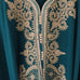 Kaftan - Style #1 Intricate Embroidered (Teal) - Mashi Moosh