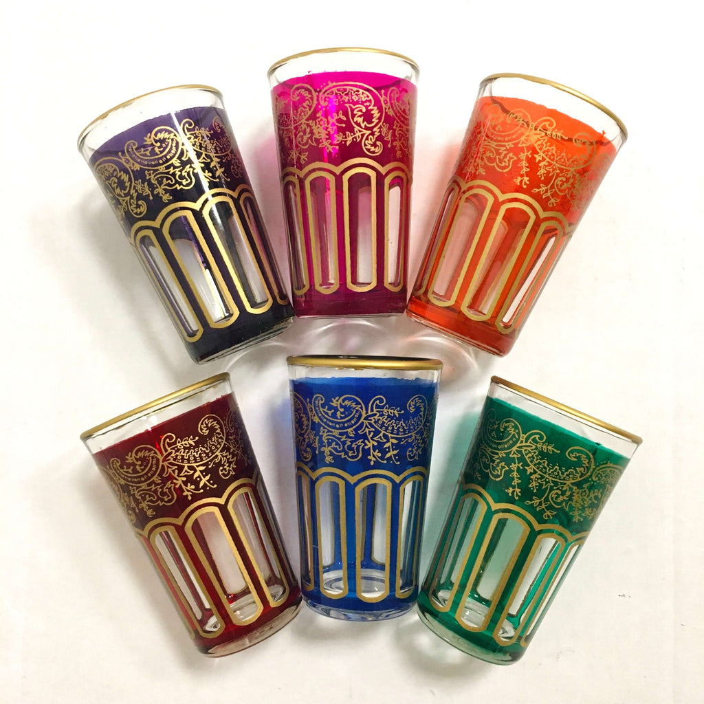 Mint Tea Glass Set (Traditional - Small) Glasses - Mashi Moosh