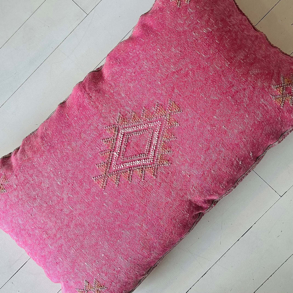 Moroccan Cushion - Cactus Silk
