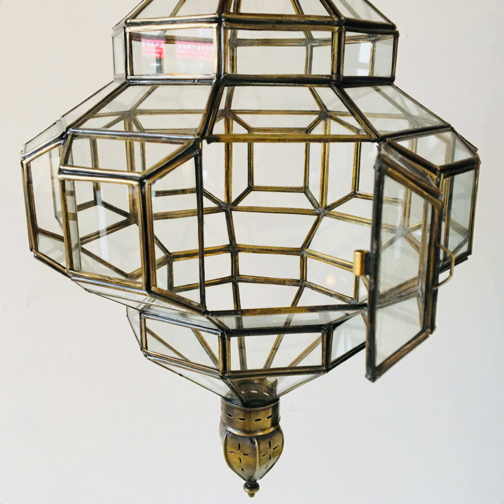Marrakech Lantern - Clear Glass - Mashi Moosh