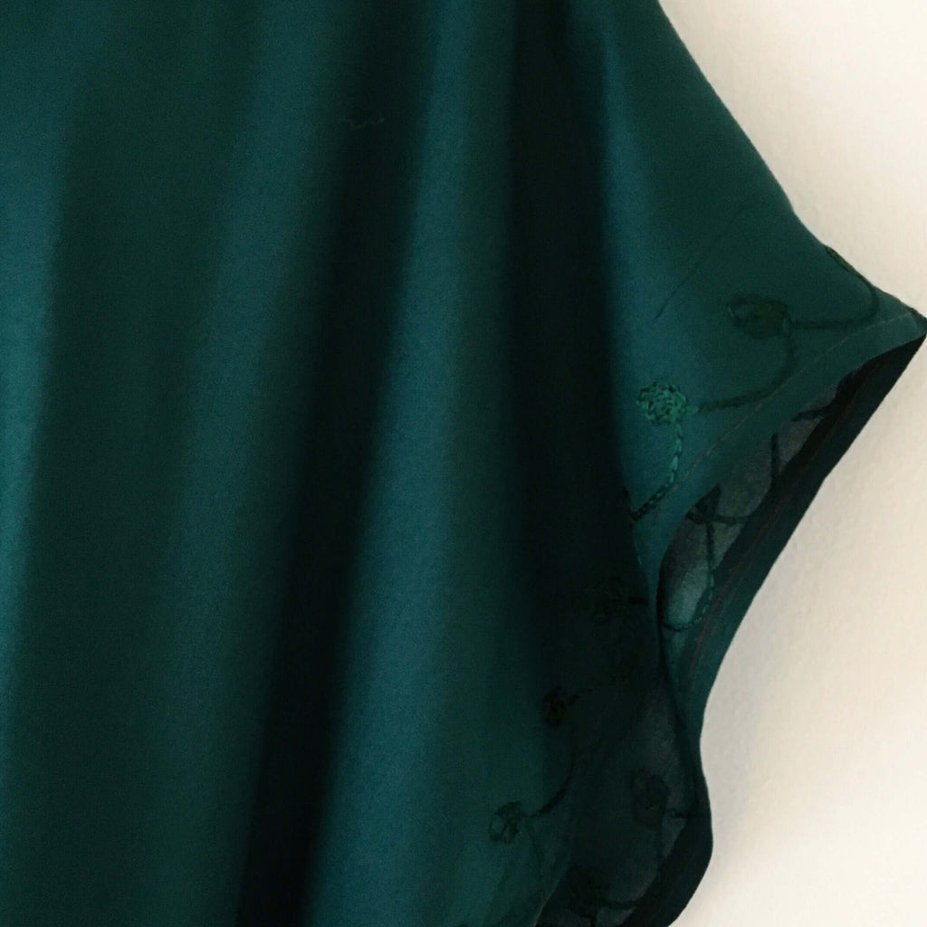 Kaftan - Embroidered Lightweight (Teal) - Mashi Moosh