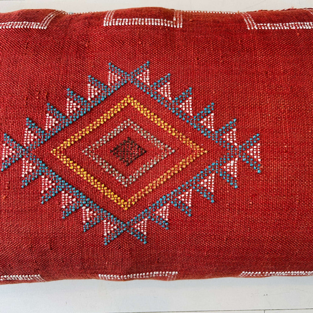 Cactus Silk Cushion (Cayenne) - Mashi Moosh