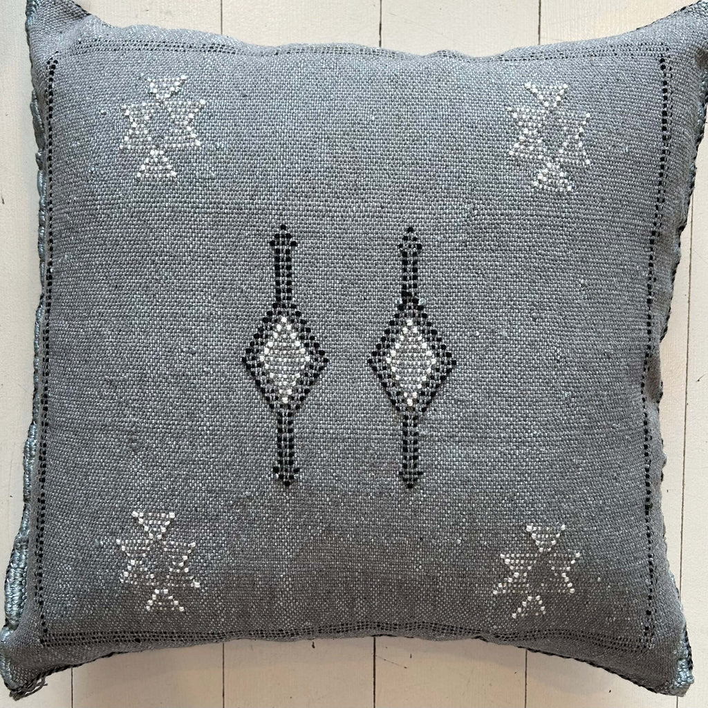Cactus Silk Cushion (Slate) - Mashi Moosh