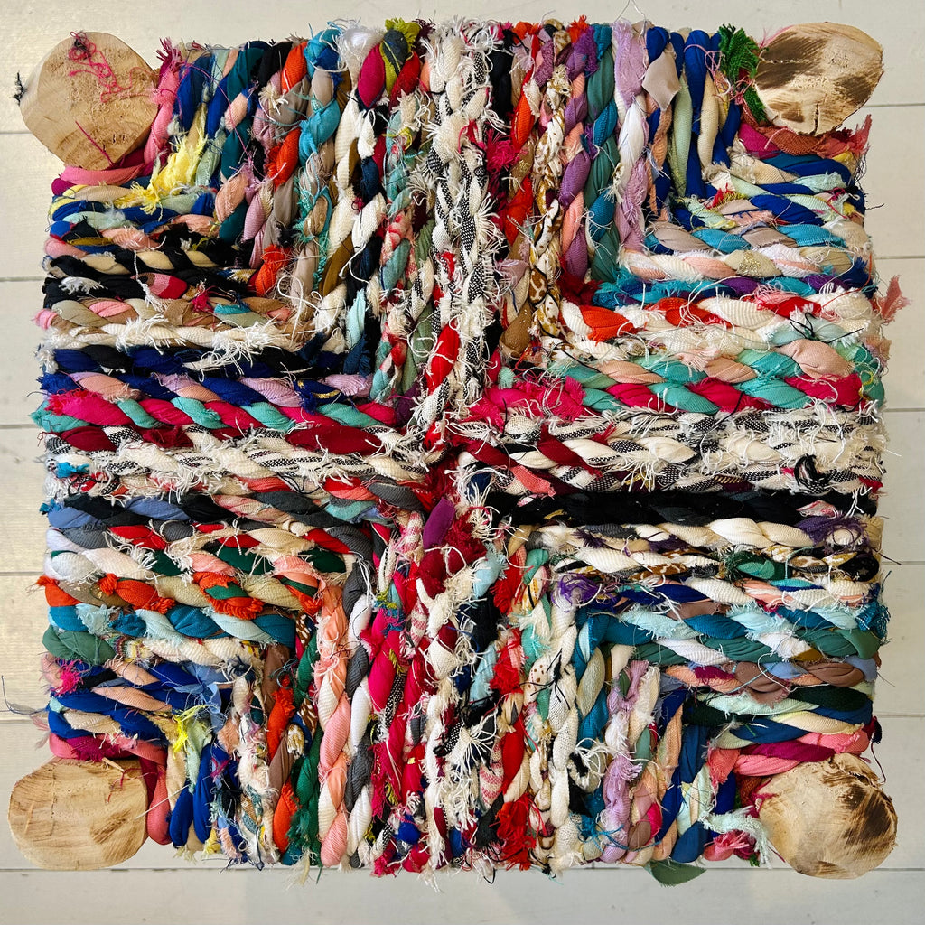 Stool 16” (Boucherouite) #3