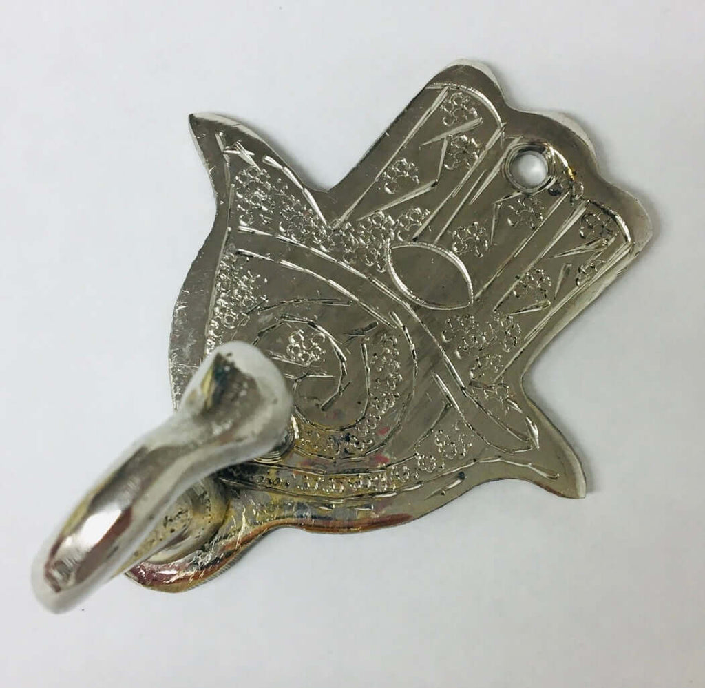 Hamsa Hook - Medium (Nickel Silver) - Mashi Moosh