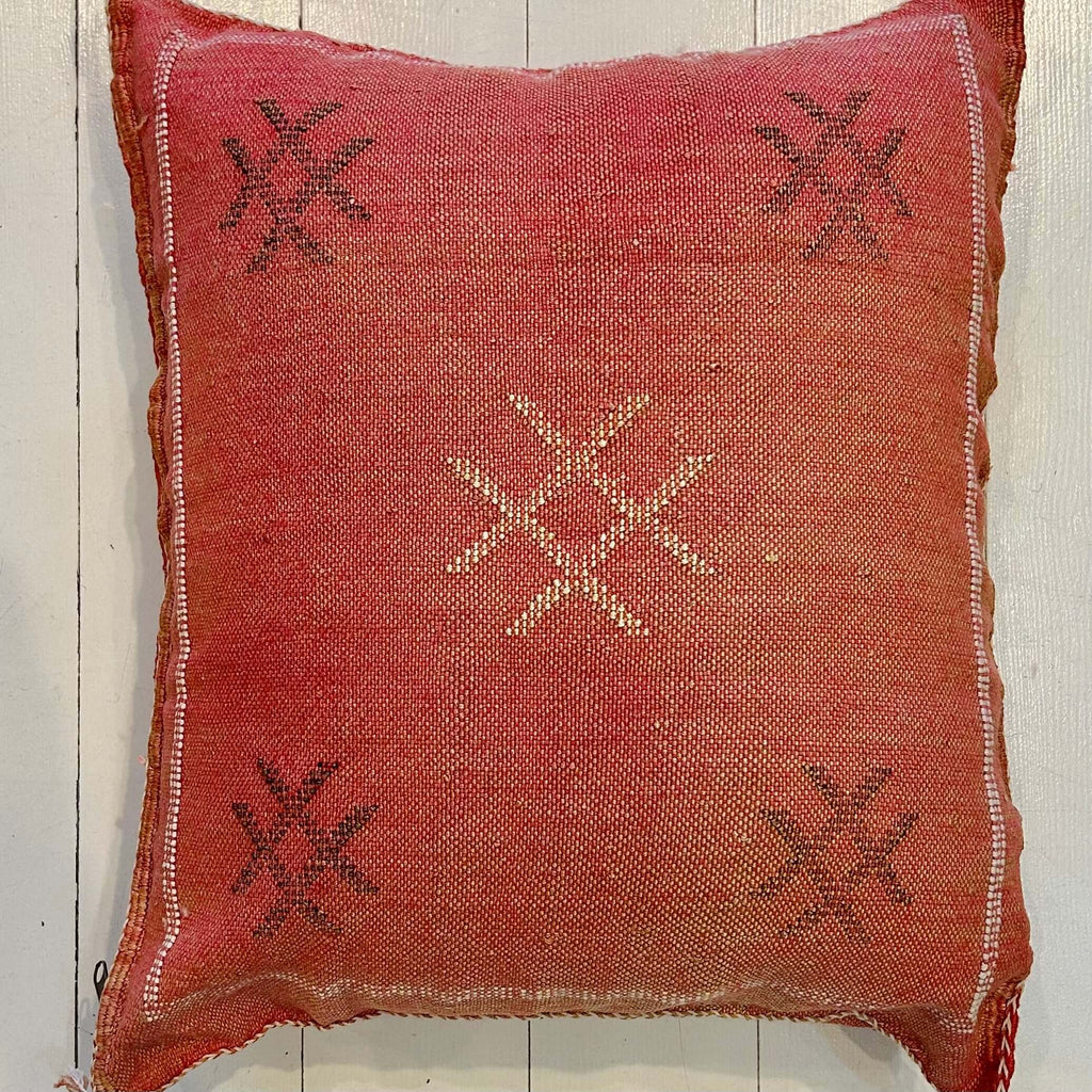 Cactus Silk Cushion (Terra Cotta) - Mashi Moosh