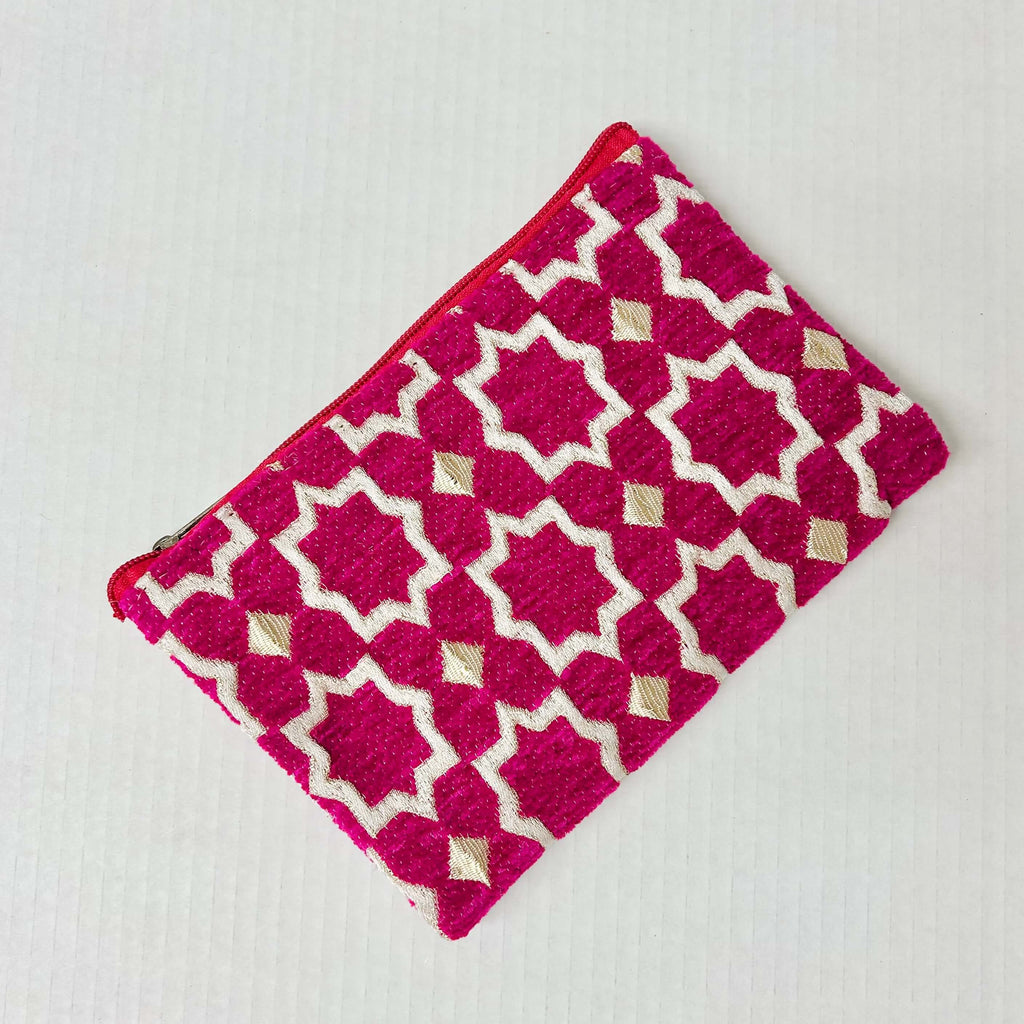 Chenille Clutch - Small (6 Colours) - Mashi Moosh