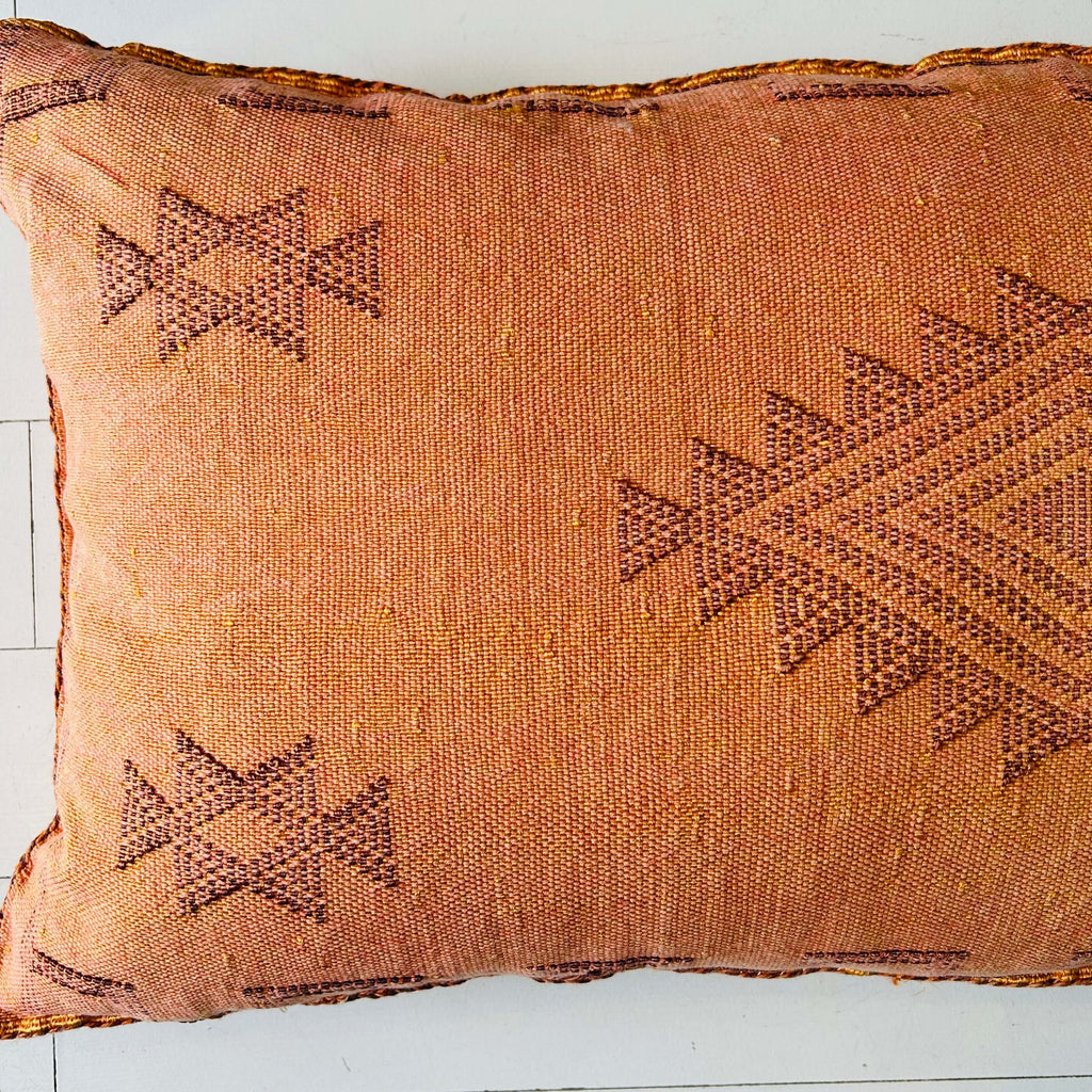 Cactus Silk Cushion (Papaya) - Mashi Moosh