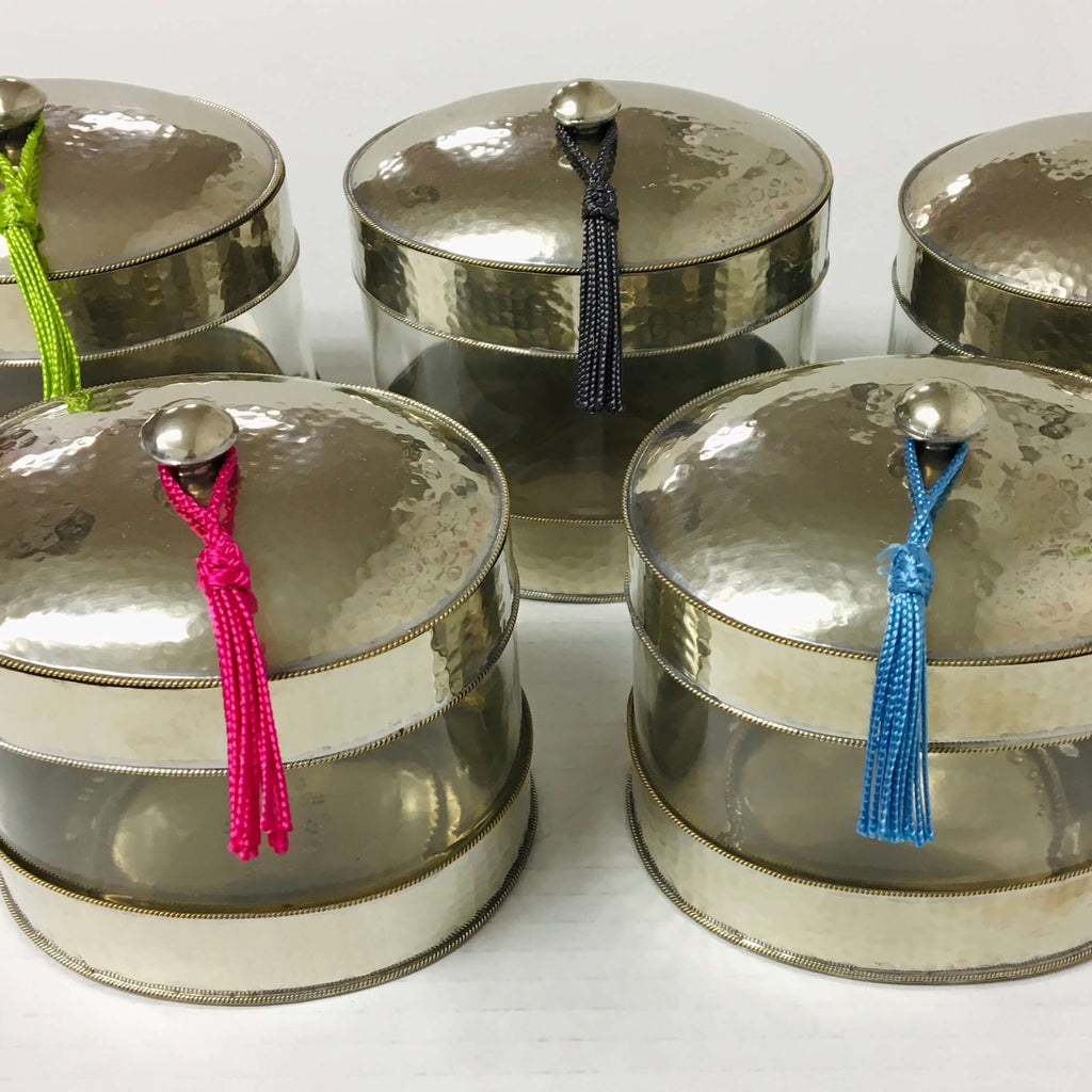 Decorative Tasseled Container -Mashi Moosh