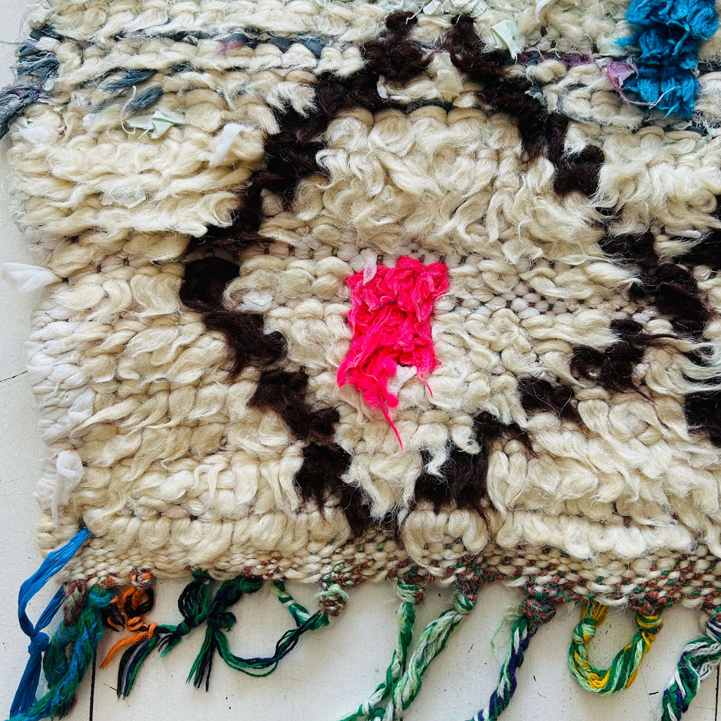Moroccan Boucherouite Rug - Mashi Moosh