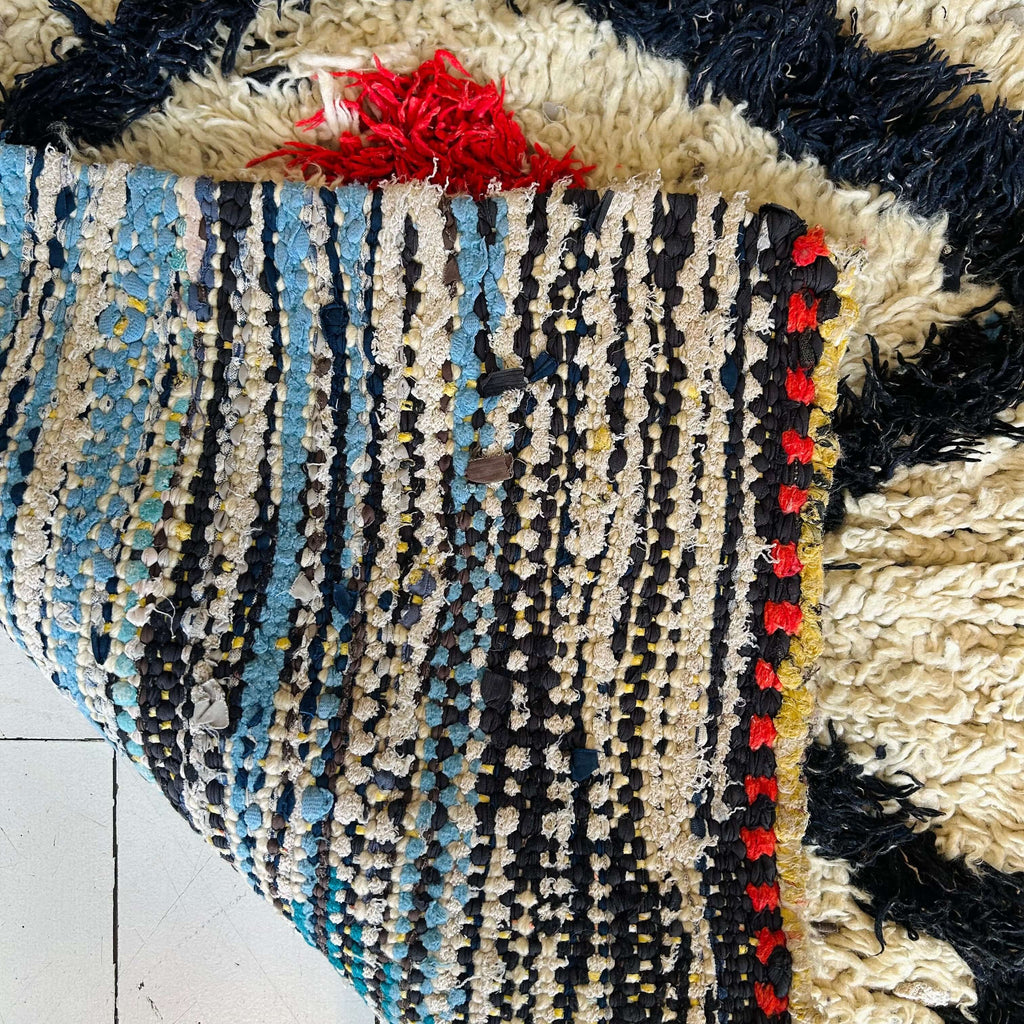 Moroccan Boucherouite Rug - Mashi Moosh
