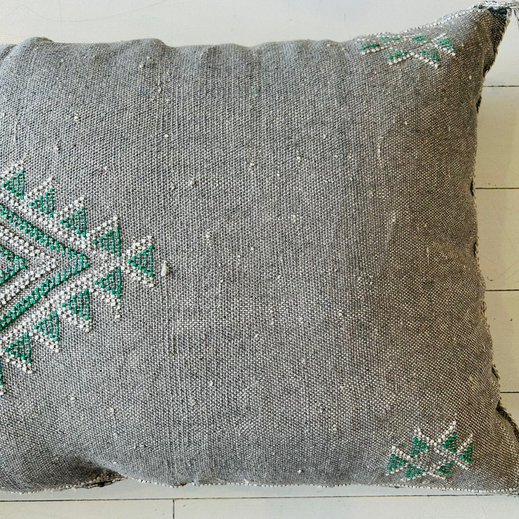 Cactus Silk Cushion (Stone)
