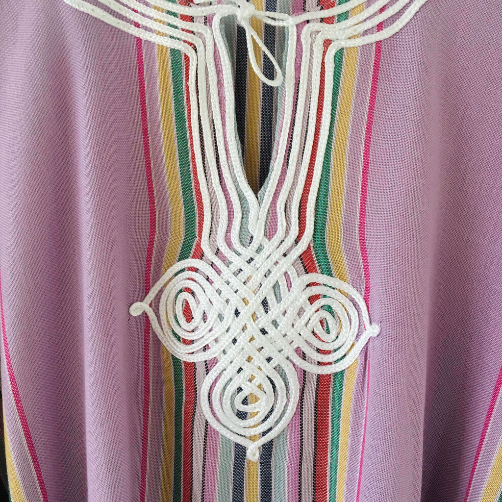Kaftan - Striped (Lilac) - Mashi Moosh