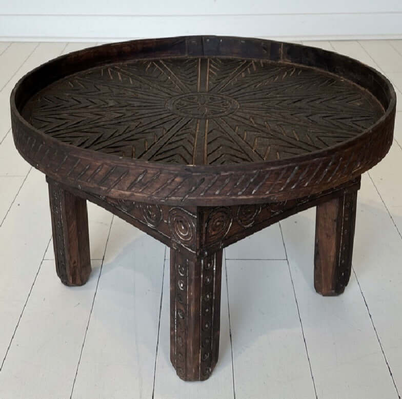 Table - HandCarved - Mashi Moosh