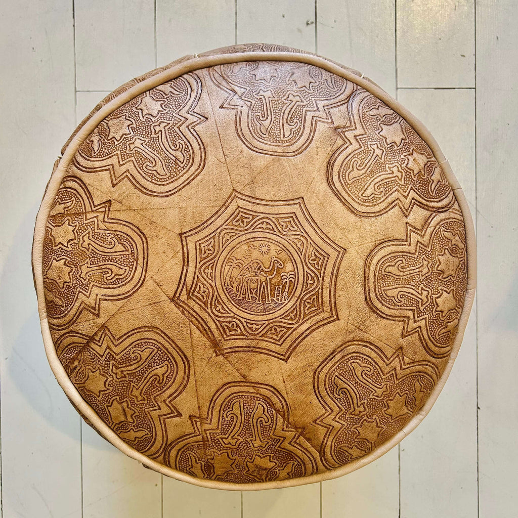Embossed Pouffe - Mashi Moosh