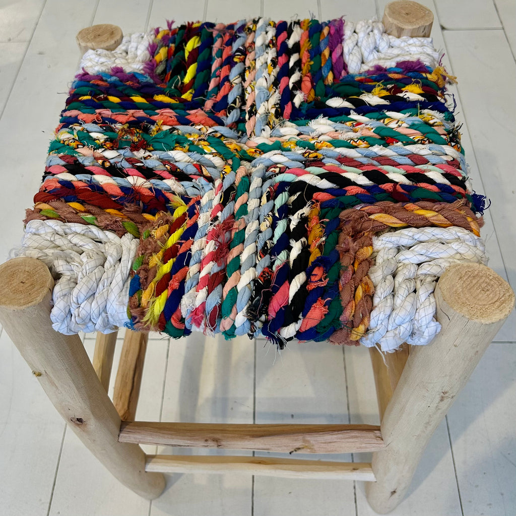 Stool 16” (Boucherouite) #6