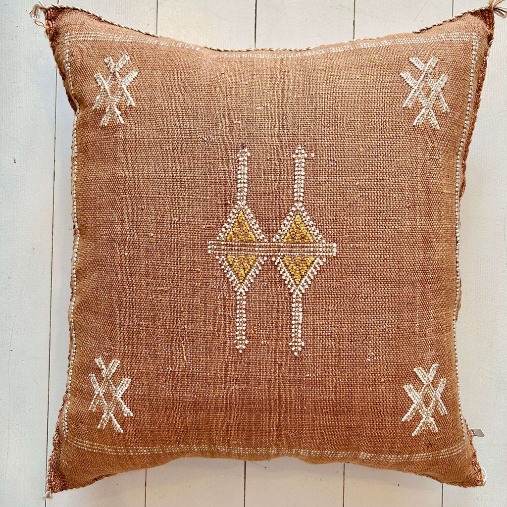 Cactus Silk Cushion (Pecan) - Mashi Moosh