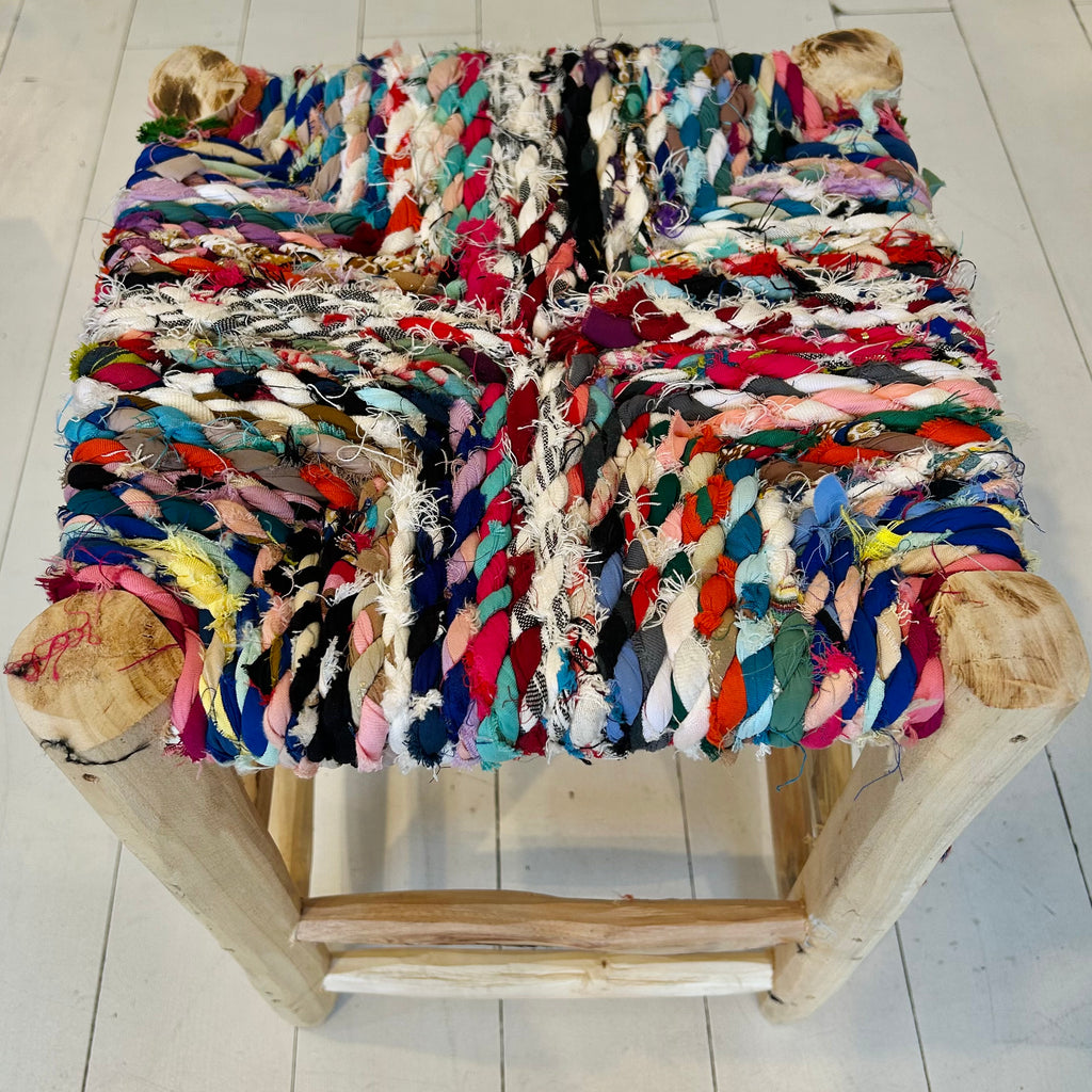 Stool 16” (Boucherouite) #3