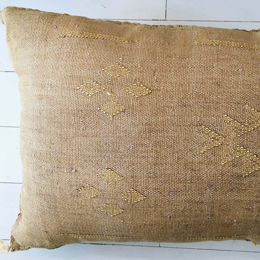 Cactus Silk Cushion (Golden Whisper)
