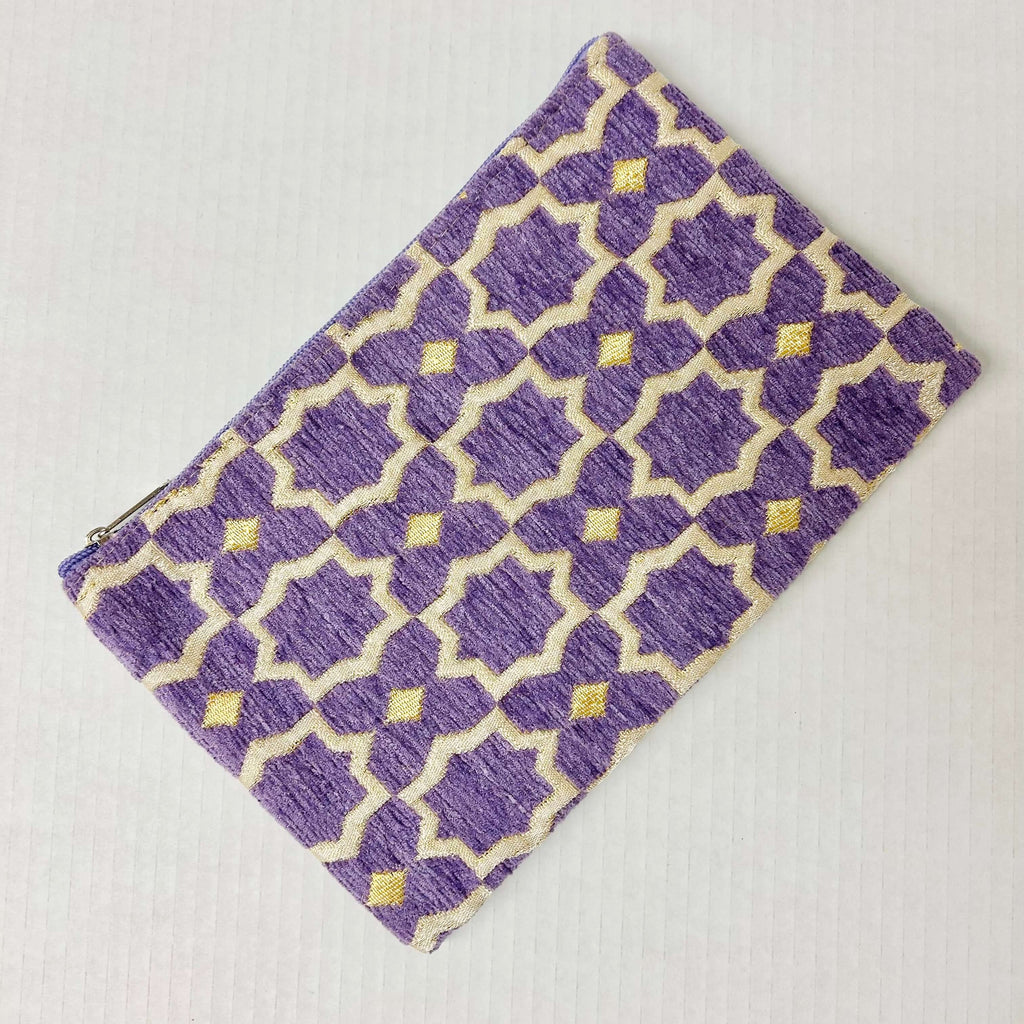 Chenille Clutch - Medium (6 Colours) - Mashi Moosh