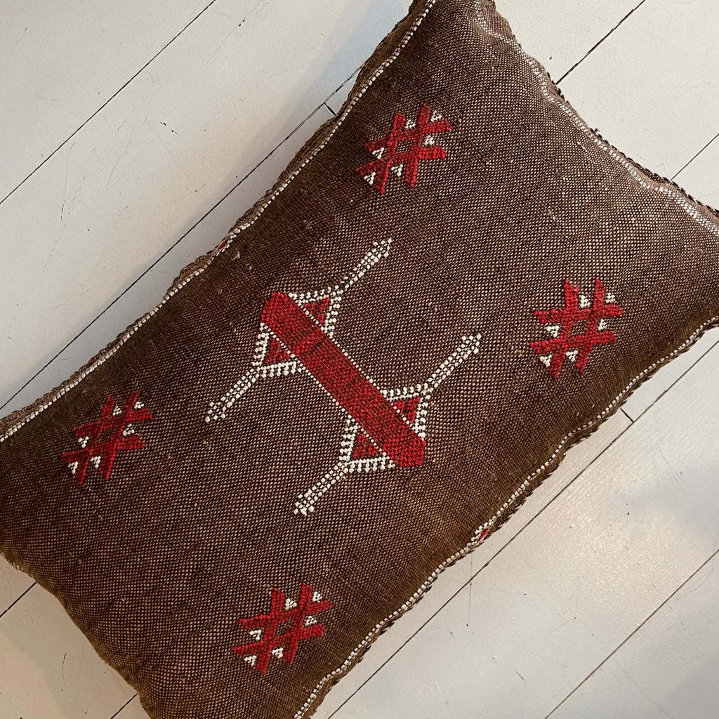 Cactus Silk Cushion (Cherry Brownie) - Mashi Moosh