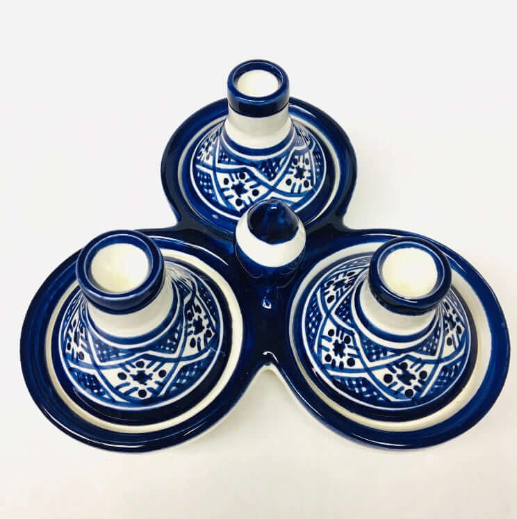 Spice Tagine (Triple) - Blue - Mashi Moosh