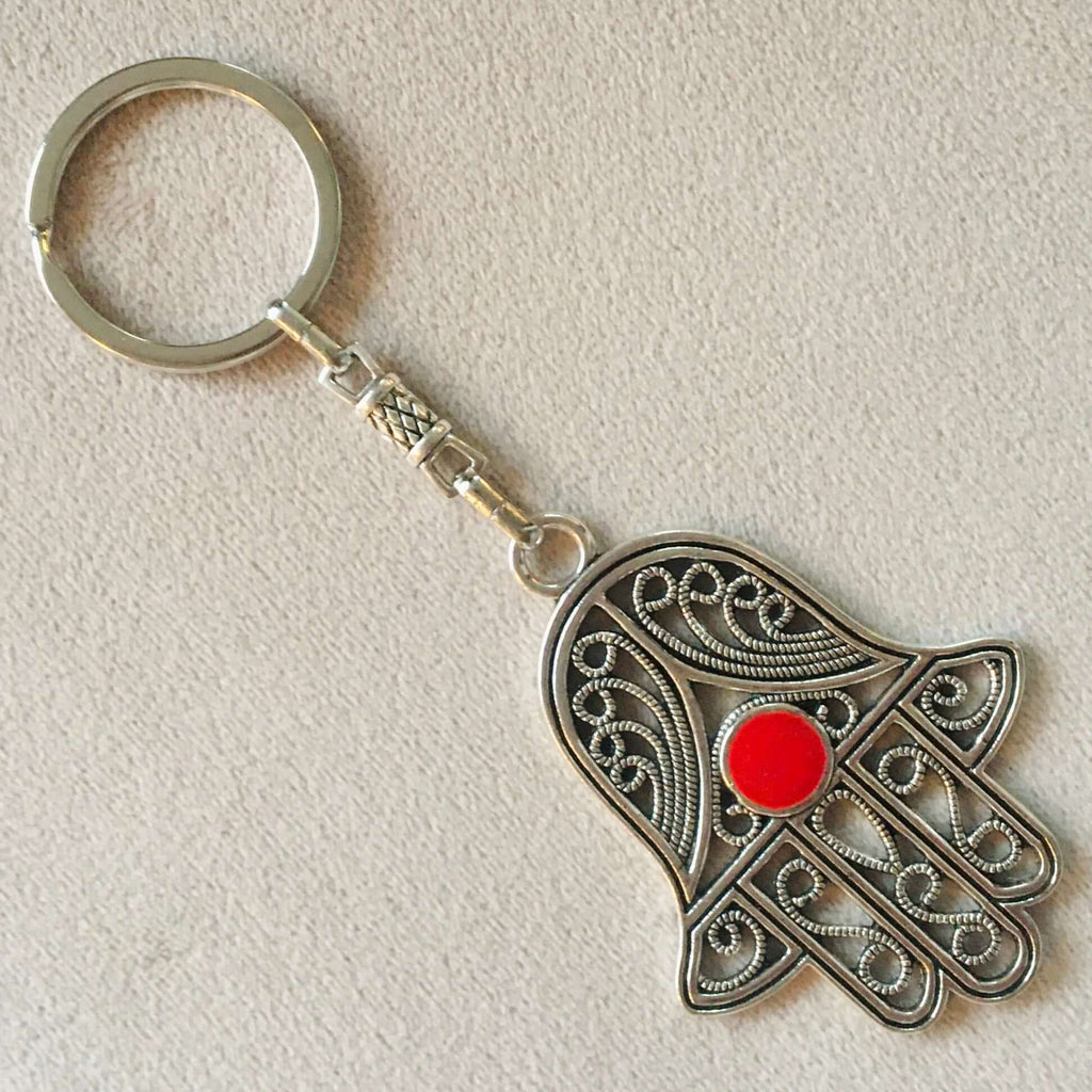Moroccan Keychain (Hamsa Hand) - Mashi Moosh