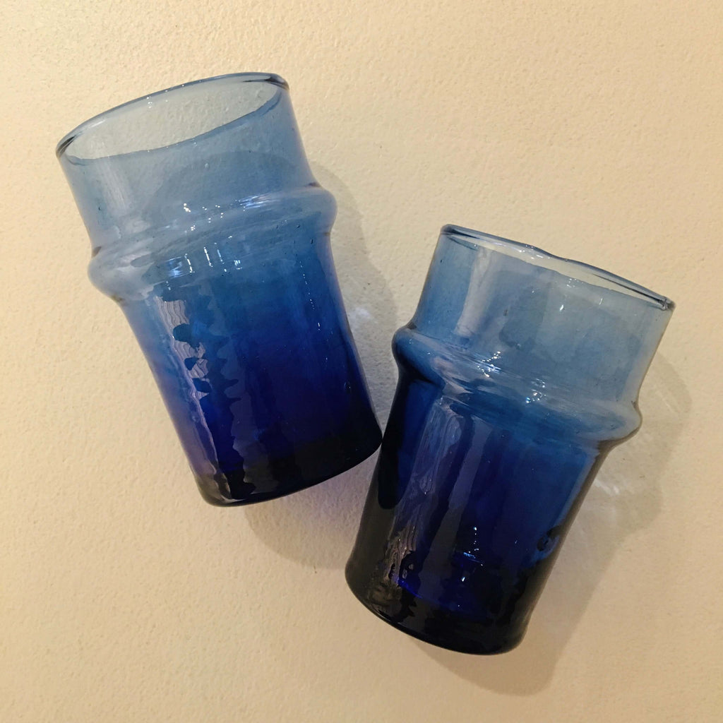 Beldi Glassware - Blue Glasses - Mashi Moosh