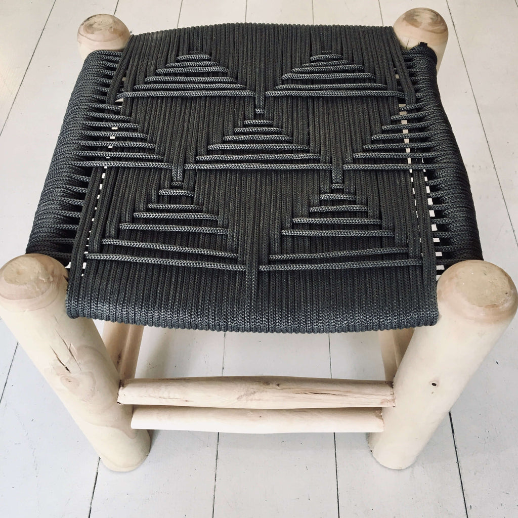 Stool - Nylon Rope (Sage) - Mashi Moosh