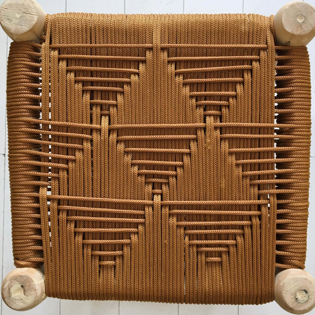 Stool - Nylon Rope (Golden) - Mashi Moosh