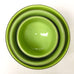 Silver Rimmed Bowl - Lime Bowl - Mashi Moosh