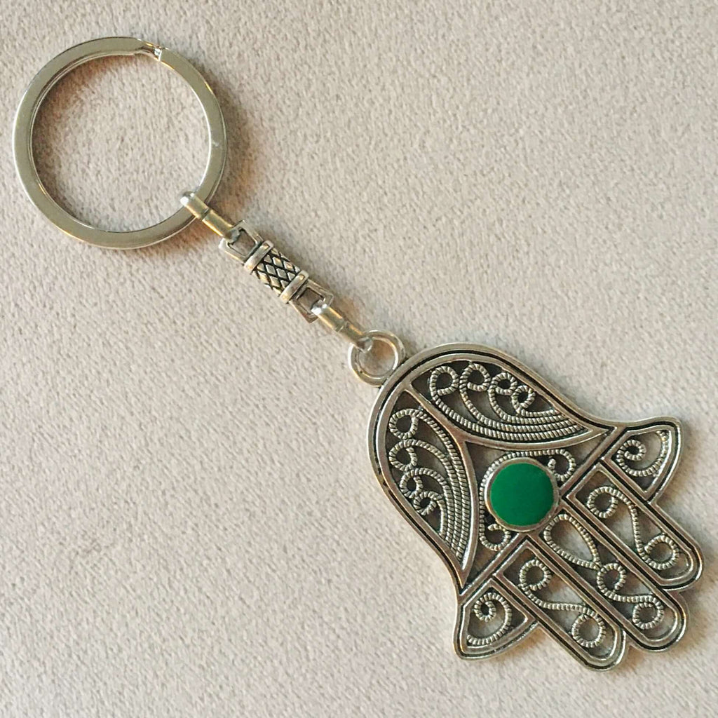 Moroccan Keychain (Hamsa Hand) - Mashi Moosh